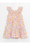Фото #2 товара Платье для малышей LC WAIKIKI Kare Yaka Kolsuz Цветочный рисунок