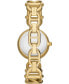 Часы Fossil Carlie Three-Hand Gold-Tone Femmes30mm