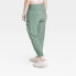 Фото #3 товара Women's Flex Woven Mid-Rise Cargo Joggers - All In Motion Green L
