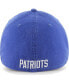 Men's Royal New England Patriots Gridiron Classics Franchise Legacy Fitted Hat Синий, S - фото #3