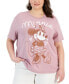 ფოტო #1 პროდუქტის Trendy Plus Size Minnie Graphic T-Shirt
