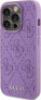 Guess Guess GUHCP15LP4EPMU iPhone 15 Pro 6.1" fioletowy/light purple hardcase Leather 4G Stamped