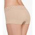 Фото #2 товара Maidenform 257346 Womens Cotton Dream Boyshort With Lace Underwear Size X-Large