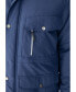 Big & Tall by KingSize Fleece-Lined Parka With Detachable Hood And 6 Pockets Синий, LT - фото #3