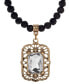 ფოტო #4 პროდუქტის Crystal Glass Bead Pendant Necklace