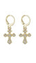 ფოტო #1 პროდუქტის Cross Dangle Earrings for Women