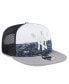 Men's White/Gray New York Yankees Team Foam Front A-Frame Trucker 9Fifty Snapback Hat