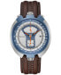 ფოტო #1 პროდუქტის Men's Chronograph Archive Parking Meter Brown Leather Strap Watch 43mm - Limited Edition