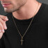 Фото #3 товара Minimalistický pozlacený náhrdelník Kříž WRANGELL II PEAGN0010902