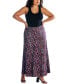 Фото #5 товара Plus Size Abstract Floral A-line Maxi Skirt