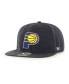 ფოტო #2 პროდუქტის Men's Navy Indiana Pacers Sure Shot Captain Snapback Hat