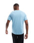 Nike Swoosh Air graphic t-shirt in light blue