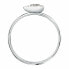 Fashion steel ring with Trilliant SAWY08 crystals