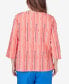 Фото #2 товара Women's Neptune Beach Geometric Blouse with Button Details