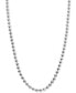 ფოტო #1 პროდუქტის Beaded 16" Mini Chain Necklace in Sterling Silver