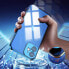 Фото #8 товара Чехол для смартфона joyroom Ultra cienkie przezroczyste etui z metaliczną ramką для iPhone 12 Pro, цвет темно-синий
