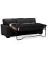 Фото #39 товара Ennia 82" Leather Queen Sleeper Sofa, Created for Macy's