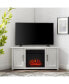 Camden 48" Corner TV Stand with Fireplace