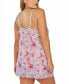 ფოტო #2 პროდუქტის Plus Size 1Pc. Brushed Floral Chemise Nightgown