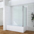 Фото #1 товара Duschwand mit Seitenwand für Badewanne
