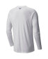 Фото #2 товара Men's White Boston Bruins Terminal Tackle Omni-Shade Raglan Long Sleeve T-Shirt