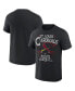 Фото #1 товара Men's Darius Rucker Collection by Black St. Louis Cardinals Beach Splatter T-shirt