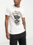 Jack & Jones Originals t-shirt with skull print in white