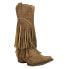 Фото #2 товара Roper Rickrack Embroidery Fringe Snip Toe Cowboy Womens Brown Casual Boots 09-0