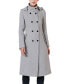 ფოტო #5 პროდუქტის Women's Mary Hooded Stand Collar Boucle Wool Coat