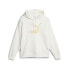 Puma Classics Logo Infill Pullover Hoodie Womens White Casual Outerwear 62274765