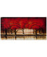 Rio 'Parade of Red Trees II' Canvas Art - 32" x 16"