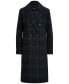 ფოტო #6 პროდუქტის Plaid Wool-Blend Coat