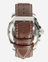 Фото #12 товара Seiko Kinetic Men's Stainless Steel Watch with Leather Strap.
