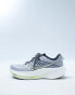 Saucony Ride 17 neutral running trainers in iris and navy