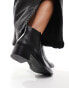 New Look heeled chelsea boot in black