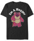 Фото #1 товара Men's I'm A Hugger Short Sleeve Crew T-shirt