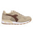 Diadora Trident 90 Canvas Lace Up Mens Beige Sneakers Casual Shoes 178534-25048