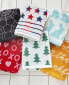 Фото #3 товара Holidays Cotton Jacquard Hand Towel 6 Piece Set, 25" x 16"