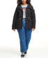 ფოტო #4 პროდუქტის Trendy Plus Size Cotton Hood Utility Jacket