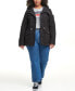 Фото #4 товара Trendy Plus Size Cotton Hood Utility Jacket