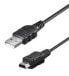 Wentronic DAT f/ MOT V3 mini USB - Male/Male - Black