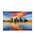 Фото #1 товара David Ayash Lower Manhattan Sunset Canvas Art - 15.5" x 21"