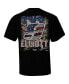 Фото #4 товара Men's Black Chase Elliott Patriotic T-shirt