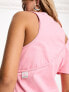 Фото #3 товара Calvin Klein Jeans cutout mini dress in pink - exclusive to ASOS