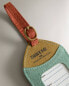 Children’s rocket luggage tag