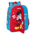 School Bag Mickey Mouse Clubhouse Fantastic Blue Red 26 x 34 x 11 cm