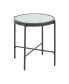 Фото #1 товара Carlo Round End Table with Glass Top