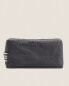 Cotton toiletry bag with handle