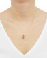 ფოტო #2 პროდუქტის Amethyst Graduated 18" Pendant Necklace (1 ct. t.w.) in 14k Gold