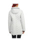 ფოტო #3 პროდუქტის Women's Cort Fixed Hood Puffer Jacket with Reflective Trim